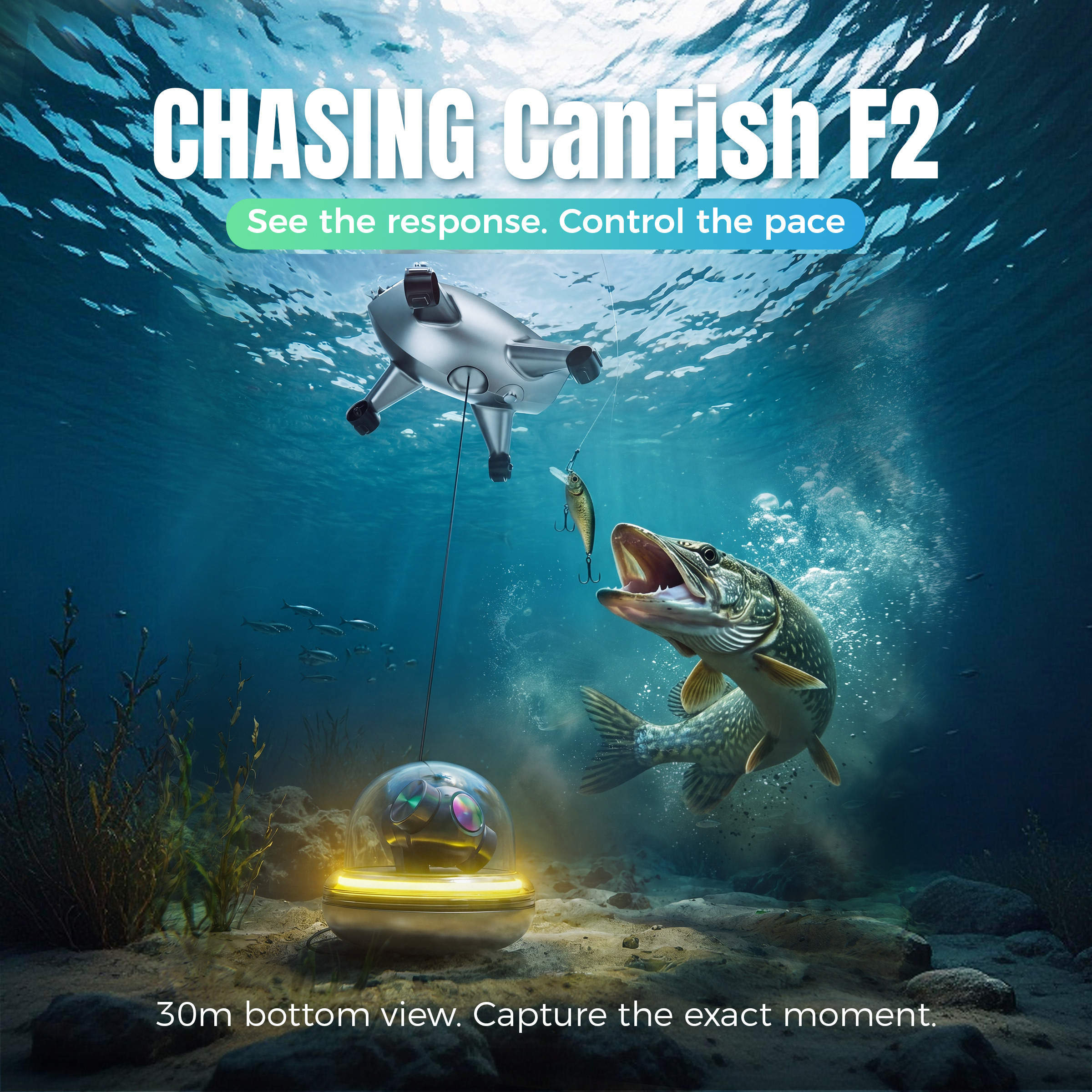 Unveiling the Deep: How the CHASING CanFish F2 Visual System Redefines Tactical Angling