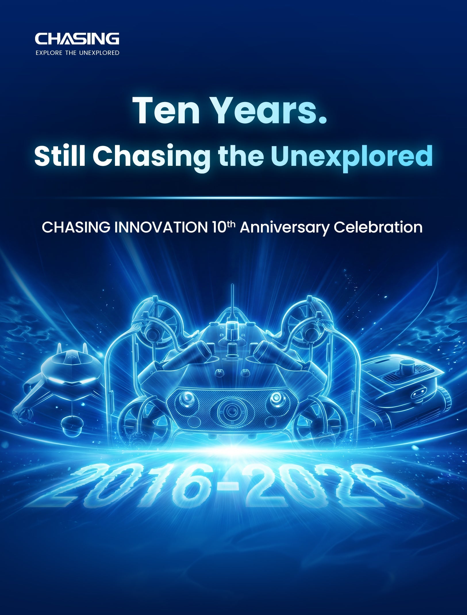 Ten Years. Still Chasing the Unexplored.