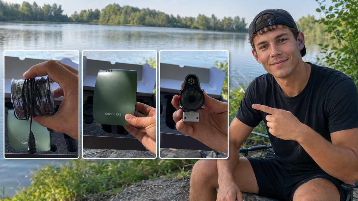 A New Perspective on Fishing: A Carp Angler Uses CHASING CanFish CF1 to See What Happens Underwater