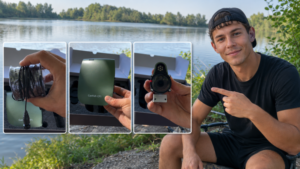 A New Perspective on Fishing: A Carp Angler Uses CHASING CanFish CF1 to See What Happens Underwater