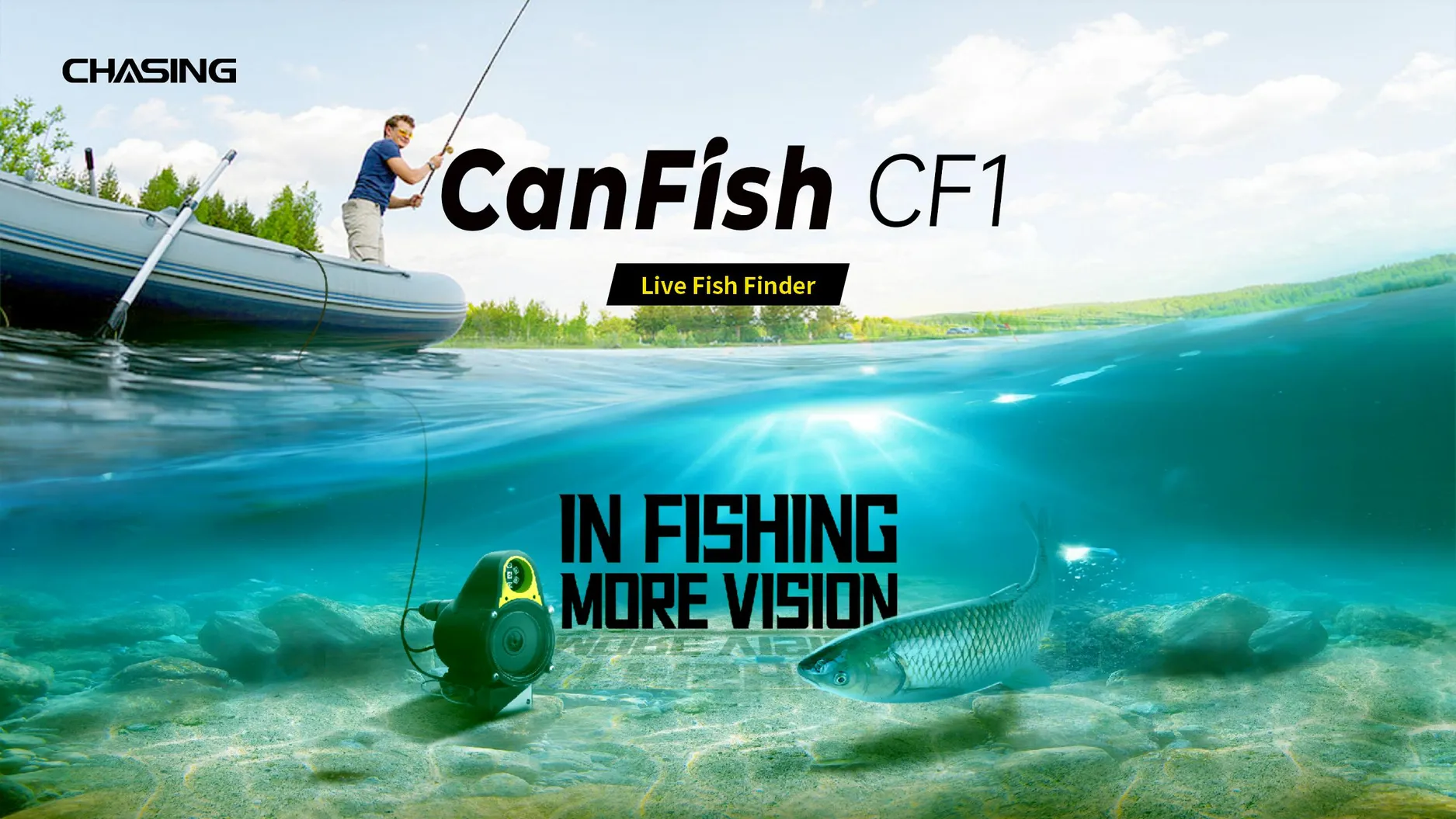 Exploring New Horizons Underwater: CanFish CF1 Fishing Camera - The Wise Choice for Fishing Enthusiasts