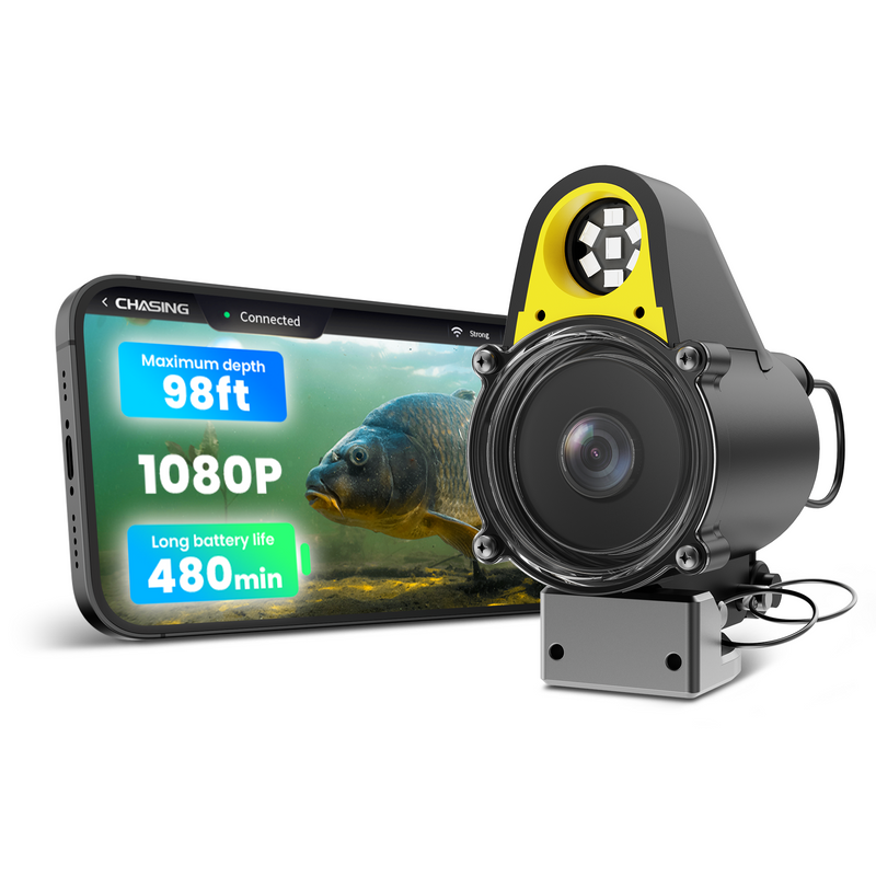 CanFish CF1 Yellow underwater fishing camera designed to reduce guesswork and improve fishing efficiency