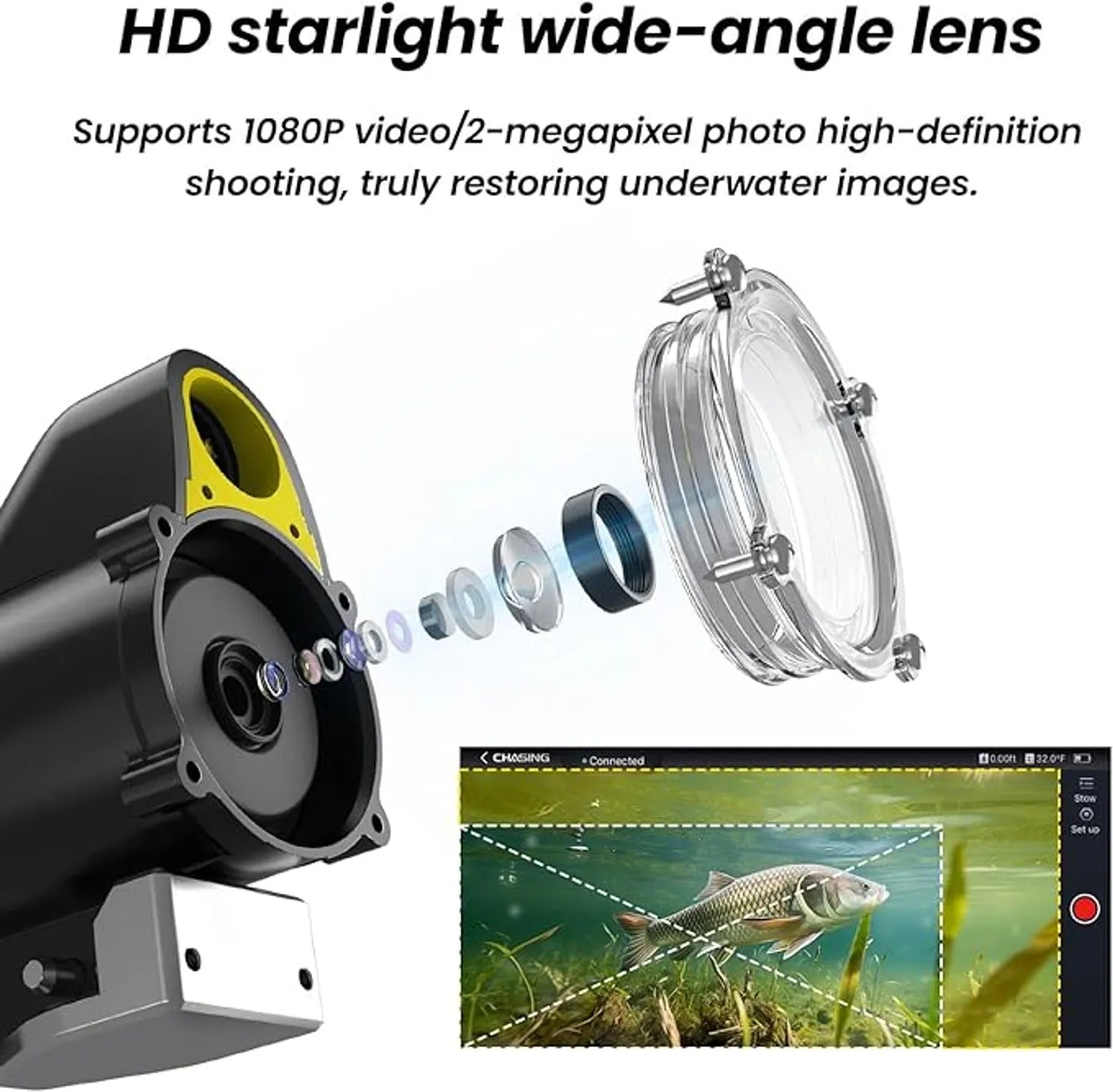 Standard Kit Chasing CanFish CF1 Live Underwater Fishing Camera