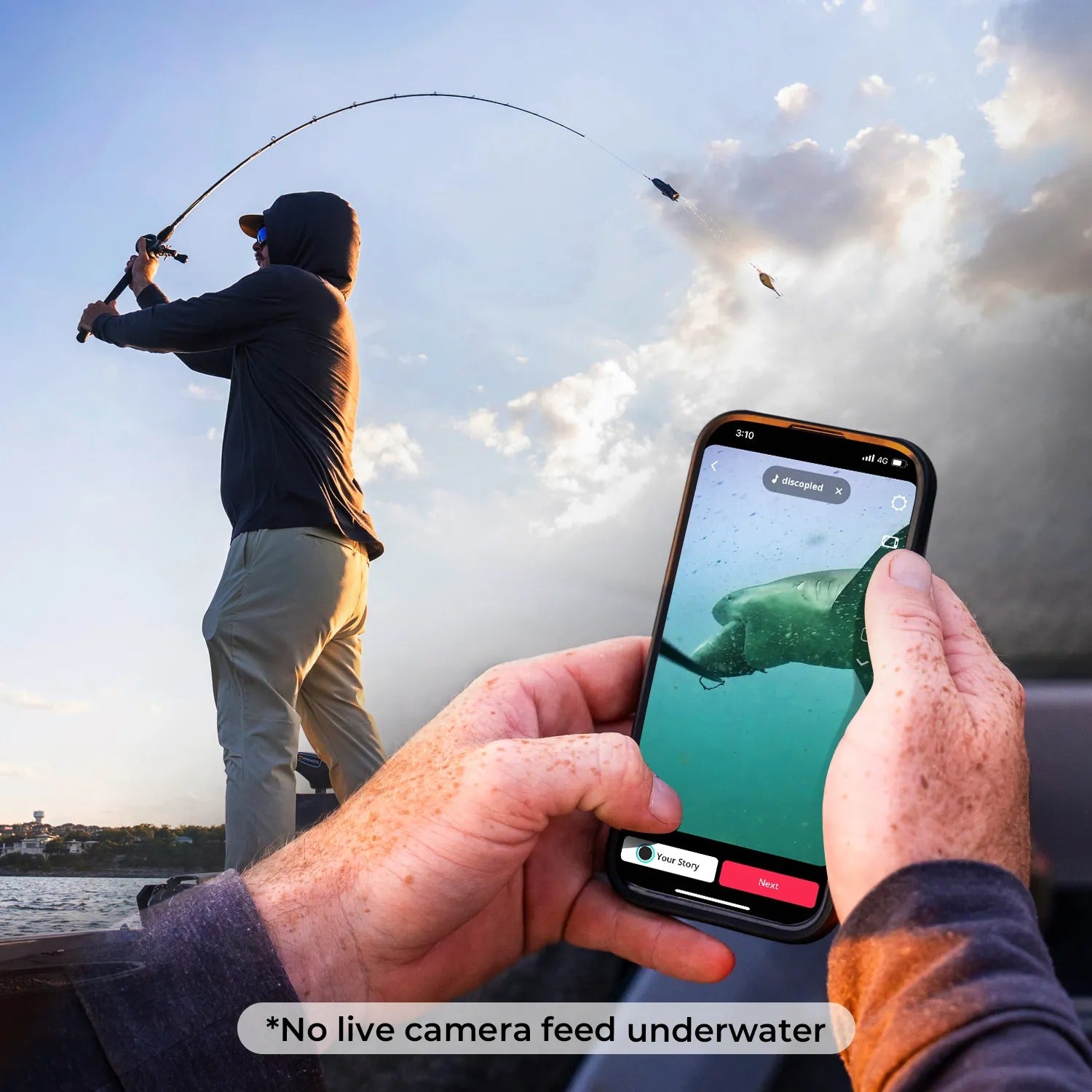 camera lure fishing CanFish Fishing CamX Castable Fishing Camera